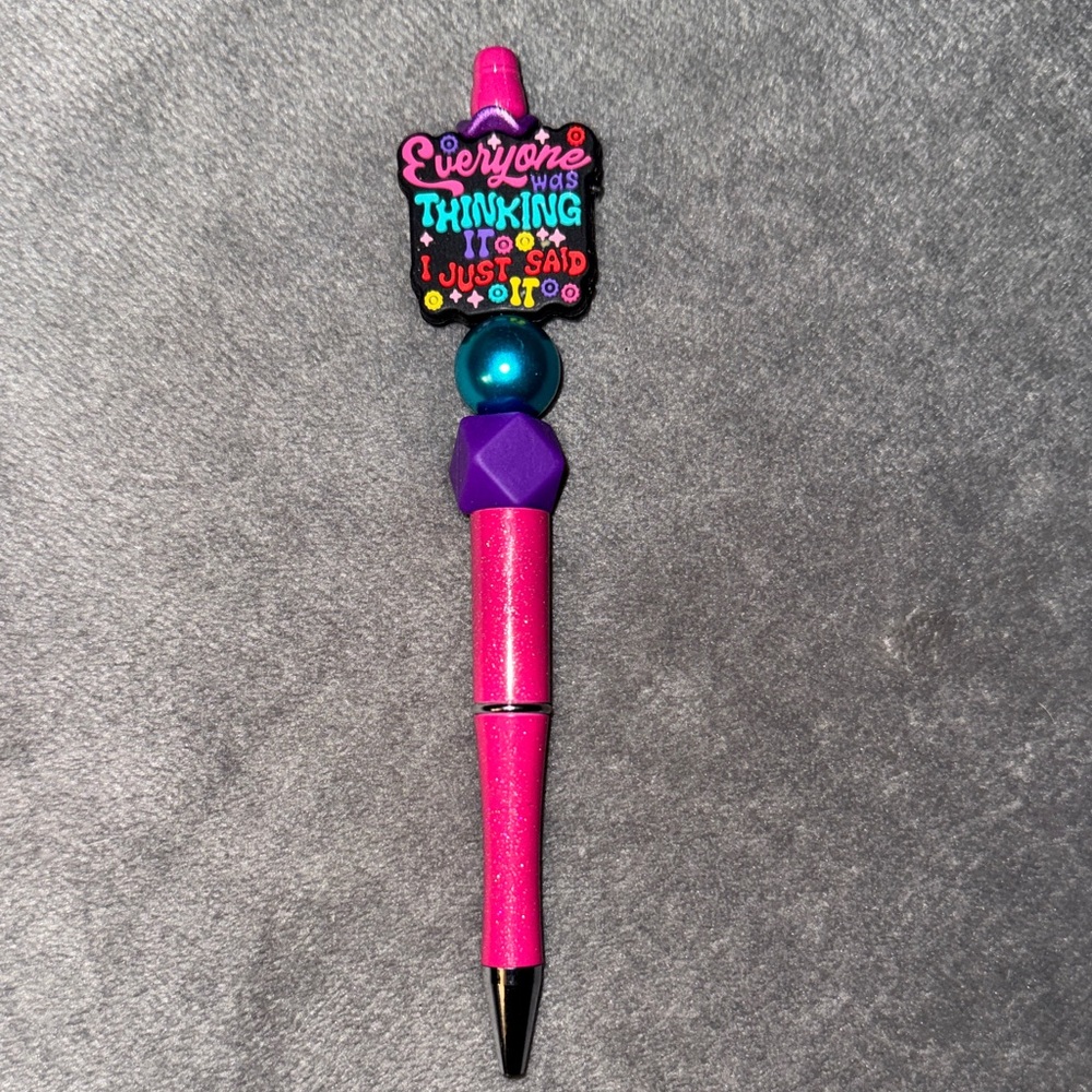 Colorful Pen with Fun Quote